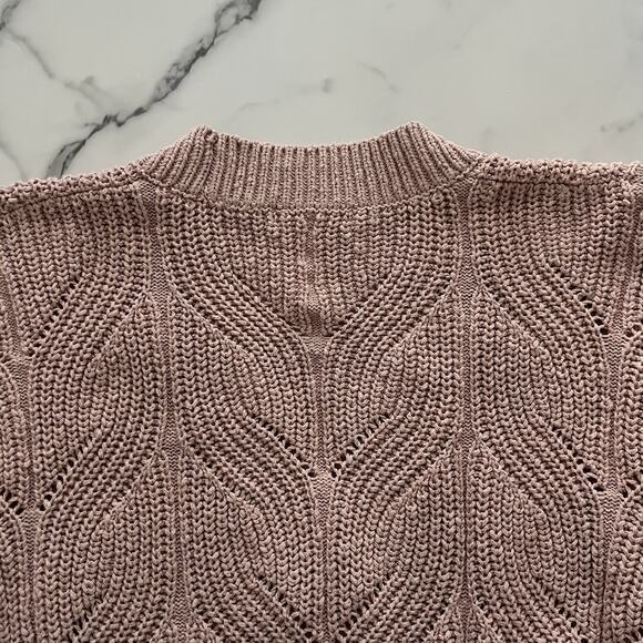 Madewell Hillview Cardigan Sweater in Wisteria Dove Sz Medium Cottage Core Chic - Picture 8 of 11